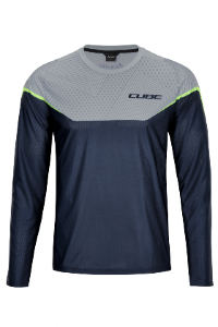 Джерси CUBE EDGE Round Neck д/рук, grey´n´lime