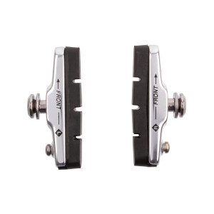 Торм. колодки+картр. M-WAVE 5-361770 ROAD 55мм симметр. с крепежом для стальных и алюмин. ободов (SHIMANO совместим.) на блистере BPR-RR-Base-Alu 