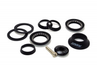 Рулевая колонка Neco H115MP 1-1/8" 28.6*44*23.6mm, полуинтегрированная, стальная, черная