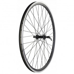 Колесо заднее Forward 26", втулка WZ-201FQR, черное 
