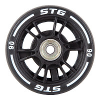 Колесо STG для самоката, 90х24 мм, PU, ABEC-7, черный