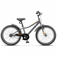 Велосипед Stels Turbo 210 20" VC (м) серый рама: 11" (2026)