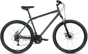 Велосипед Altair MTB HT 27.5 2.0 disc 21-ск темно-серый/черный (2021) 