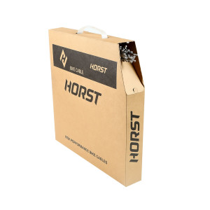 Тросики перекл. HORST 00-170270 ниппель 4х4мм 19 жил 1,2х2000мм бухта 100шт. серебр. 