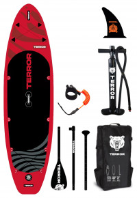 Sup-доска надувная с веслом Terror 10'6" red (2022)