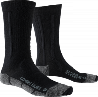 Носки X-SOCKS COMBAT SILVER Black/Stone Grey Melange