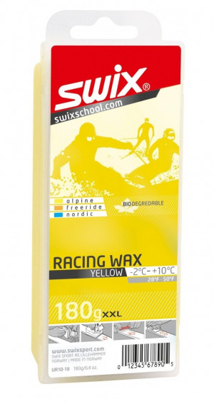 Мазь скольжения Swix жёлтая Bio Racing 180 гр (UR10-18) 