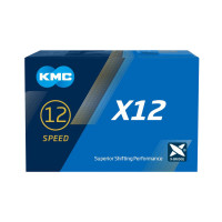 Цепь KMC 5-303510 X12 Ti-N Gold/Black 11/128" 12ск. 126 звеньев с замком, X Bridge, д/SHIMANO/SRAM, покрытие нитрид титана, черно-золотистая Цепь KMC 5-303510 X12 Ti-N Gold/Black 11/128" 12ск. 126 звеньев с замком, X Bridge, д/SHIMANO/SRAM, покрытие нитрид титана, черно-золотистая