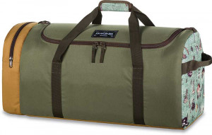 Спортивная сумка Dakine Eq Bag 74L Yondr (зеленый с бежевой и бордовой отделкой) 