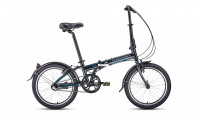 Велосипед Forward Enigma 20 3.0 черный/серый (2020)