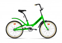 Велосипед Forward SCORPIONS 20 1.0 ярко-зеленый/черный (2022)