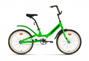 Велосипед Forward Scorpions 20 1.0 ярко-зеленый/черный (2022) 