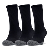Носки Under Armour Adult HeatGear Crew Socks 3-Pack Black