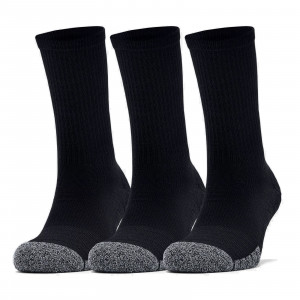 Носки Under Armour Adult HeatGear Crew Socks 3-Pack Black 