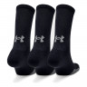 Носки Under Armour Adult HeatGear Crew Socks 3-Pack Black - Носки Under Armour Adult HeatGear Crew Socks 3-Pack Black