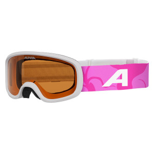 Маска Alpina Piney 2.0 white-pink matt/orange S2 размер XS 