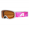 Маска Alpina Piney 2.0 white-pink matt/orange S2 размер XS - Маска Alpina Piney 2.0 white-pink matt/orange S2 размер XS