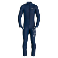 Спусковой комбинезон с защитой Energiapura Racing Suit Black/Dark Blue Thermic SR флис