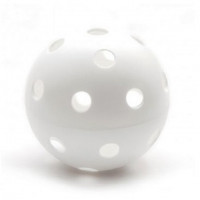 Мяч флорбольный Mad Guy Training 72 мм белый