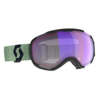 Маска Scott Faze II Goggle LS soft green/black/light sensitive blue chrome