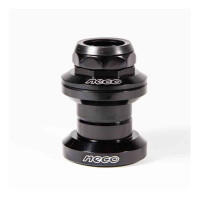 Рулевой набор NECO 6-190380 H671 1"X24T(22.2x30x27мм) внешний резьбовой, пром. подш, алюм чашки, черный