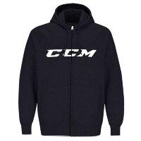 Толстовка CCM FULL ZIP CVC HOODY SR Black