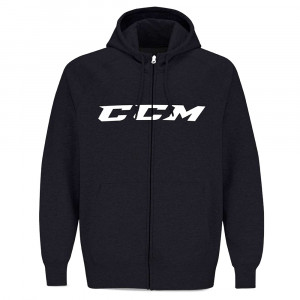 Толстовка CCM FULL ZIP CVC HOODY SR Black 