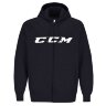 Толстовка CCM FULL ZIP CVC HOODY SR Black - Толстовка CCM FULL ZIP CVC HOODY SR Black