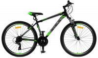 Велосипед Stels Navigator-500 V 26" V030 черный/зеленый (2019)