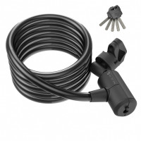 Замок Syncros Masset Coil Cable Key lock black