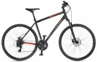 Велосипед Author Horizon 28" черный/оранжевый рама: 18" (2025)