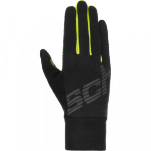 Перчатки горнолыжные REUSCH Ian Touch-Tec Black/Safety Yellow 