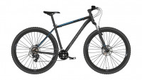 Велосипед Stark Hunter 27.2 HD черный/голубой Рама: 18" (2022)