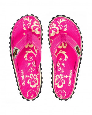 Шлепки женские Gumbies Flip-Flops PINK HIBUSCUS (G/IS/PHIB) (2020) 