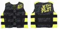 Спасательный жилет нейлон детский Jetpilot Cause Kids ISO 50N Nylon Vest Black/Yellow 8-10 лет (2020)