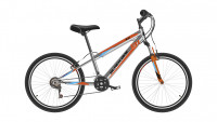 Велосипед Black One Ice 20 серебристый/оранжевый/голубой Рама: 10" (2022)