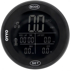 Велокомпьютер беспроводной Oyyo CC02 черный 