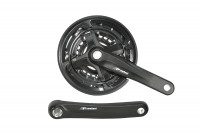 Система PROWHEEL TA-CM68*175mm, (42/34/24) AL-6061-T6, CHAINLINE:48.5, под квадрат 120, черный (2022)