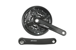 Система PROWHEEL TA-CM68*175mm, (42/34/24) AL-6061-T6, CHAINLINE:48.5, под квадрат 120, черный (2022) 