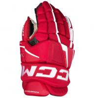 Перчатки CCM Tacks XF Pro JR red/white Перчатки CCM Tacks XF Pro JR red/white