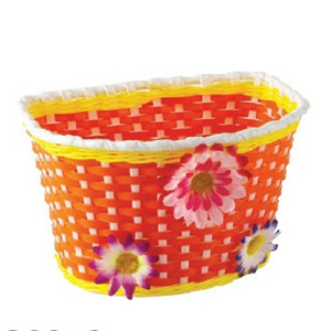 Велокорзина детская M-Wave 24x16,5x15,5см желтая 