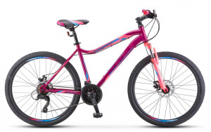 Велосипед Stels Miss-5000 D 26&quot; K010 вишневый/розовый (2021) 