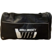 Баул хоккейный на колёсах Well Hockey 1 карман, black (32")