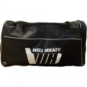 Баул хоккейный на колёсах Well Hockey 1 карман, black (32&quot;) 