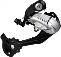 Переключатель задний Shimano Altus M370 SGS 9 ск. серебристый