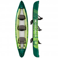 Каноэ надувное трехместное с веслами Aqua Marina Ripple-370 12'2" S22