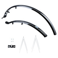 Комплект крыльев Oxford 700c Hybrid 46mm Mudguard Set Black