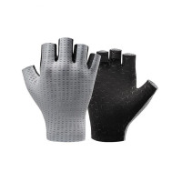 Велоперчатки ROCKBROS S376 RB_16220041008, короткие пальцы, светло-серые