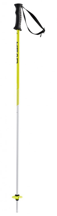 Палки горнолыжные Head Supershape Team JR white/black/neon yellow (2023)
