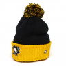 Шапка Atributika&Club NHL Pittsburgh Penguins черная/желтая (55-58 см) 59254 - Шапка Atributika&Club NHL Pittsburgh Penguins черная/желтая (55-58 см) 59254